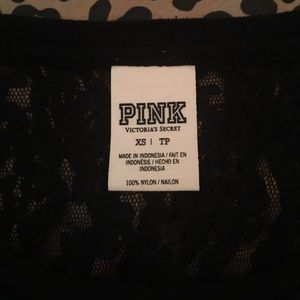 Victoria's Secret pink lace shirt