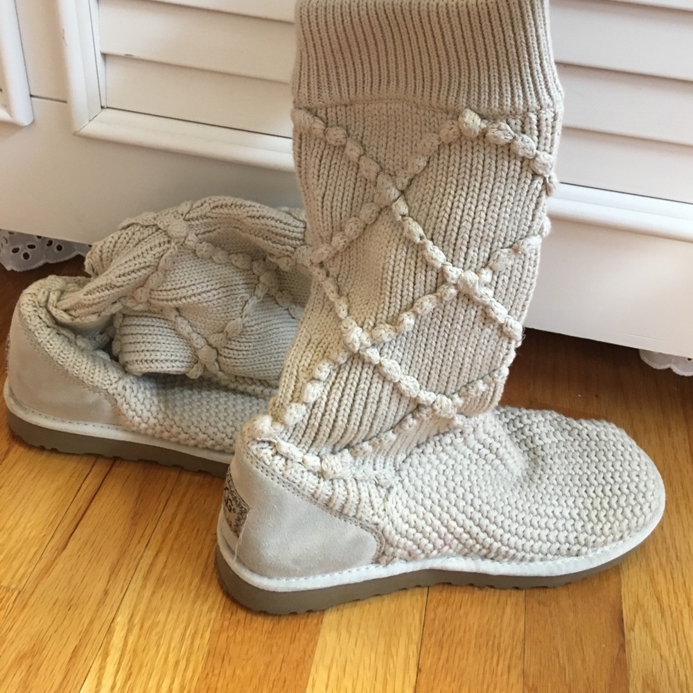 Cream colored Ugg boots