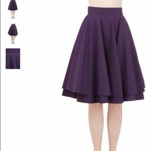 Layered Purple Skirt