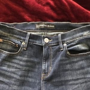 Express Barely Boot Mid Rise Jeans 6R