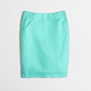 Jcrew Factory Cotton Pencil Skirt in Tall