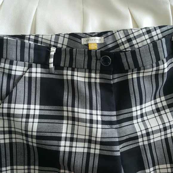Tartan pants from Anthropologie. - Picture 2 of 2