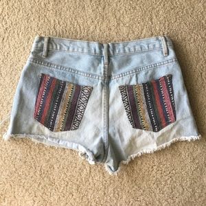 Forever 21 High Waisted Tribal Shorts