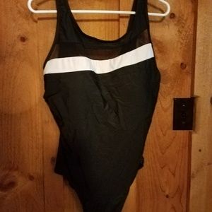 Never worn black and white one piece
