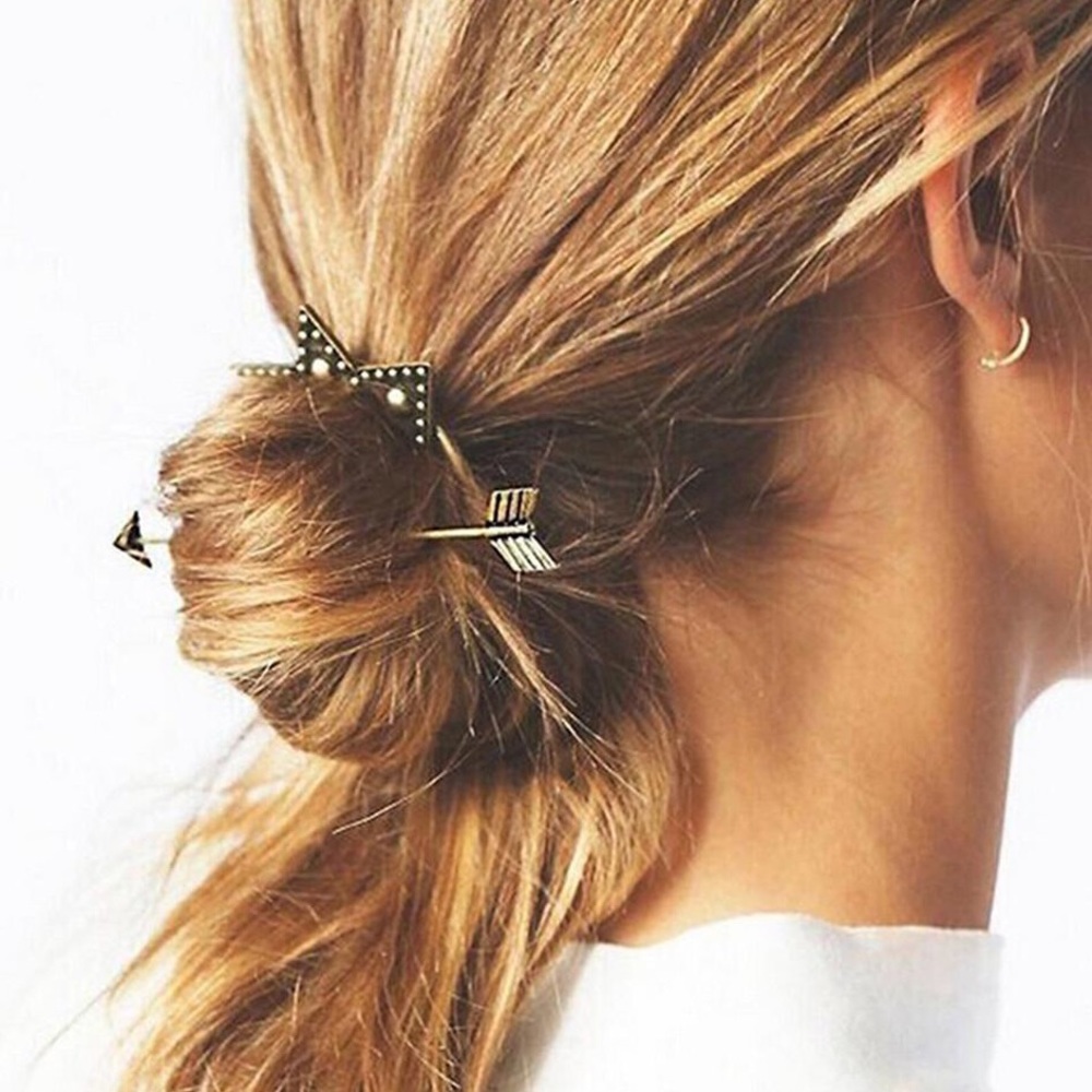 Crown & Arrow Boho Bun Hair Barrette Pin Holder
