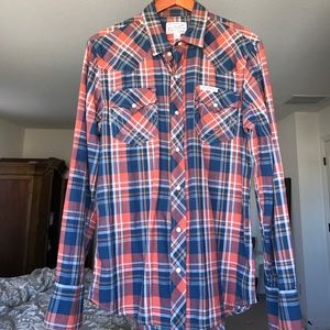 Brand new True Religion plaid flannel man shirt