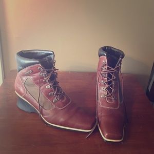 Timberland wedge boots for women