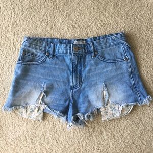 FREE PEOPLE high waisted shorts