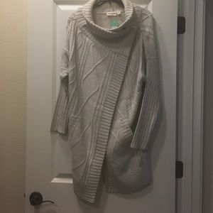 Cowl neck cardigan