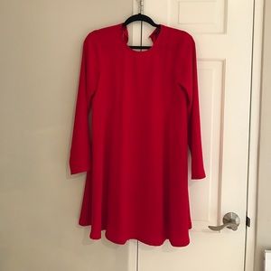 Zara woman red dress