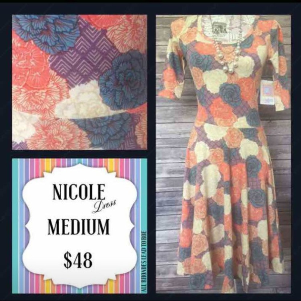 Lularoe Nicole nwt floral