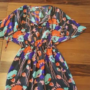 Tucker Silk Mini Dress in Gorgeous Floral Print!