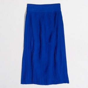 Jcrew Factory Pleated Midi Skirt