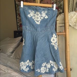 Jean floral dress