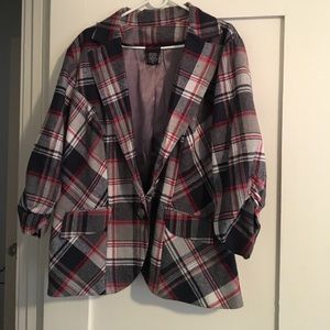 Plaid Torrid Blazer