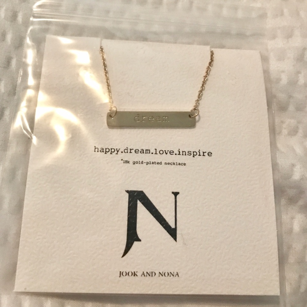 Gold Bar Necklace