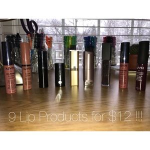 9 Lip Products for $12 !!!