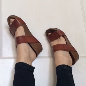 Platform Sandal Wedges Sz 8