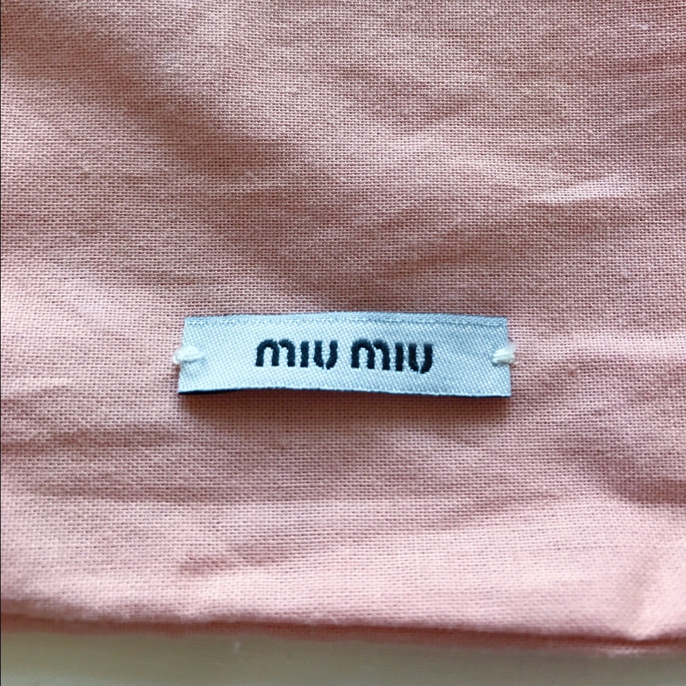 Miu Miu Drawstring Storage / Dust Bags