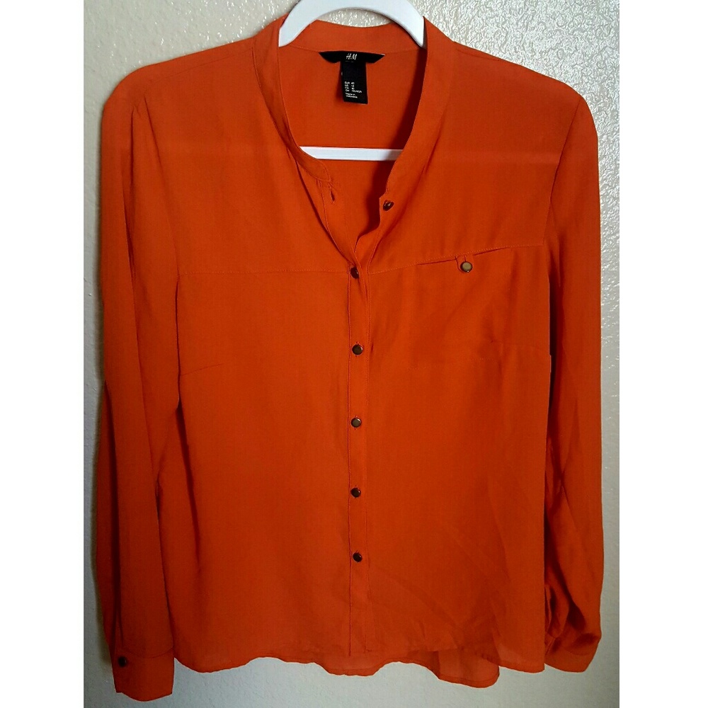 🛇sold🛇Orange Blouse