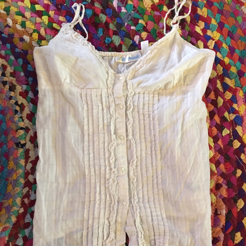 Aeropostale Cami/Blouse lace top