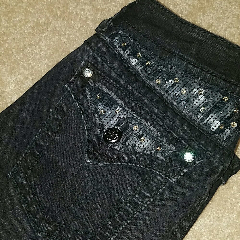 Boot Cut Black Miss Me Jeans