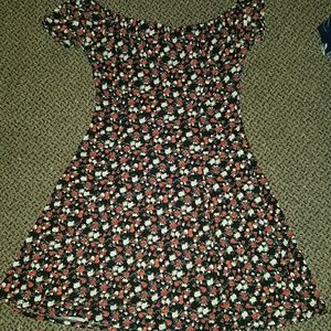 Floral off the shoulder dress