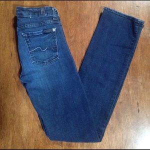 7 For All Mankind Jeans: Kimmie Straight-leg, 24