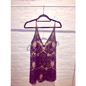 Free People Night Shimmers Mini Dress