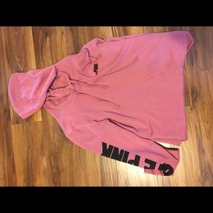 Vs pink begonia hoodie
