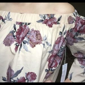 Floral Off Shoulder Dress