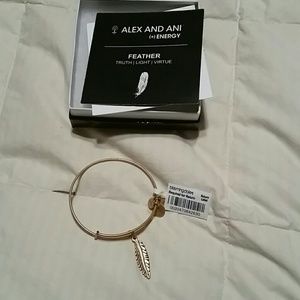 Alex and Ani Feather Bracelet