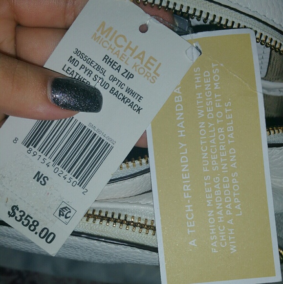 SOLD!! Studded Michael Kors Backpack (Rhea) - Picture 3 of 7