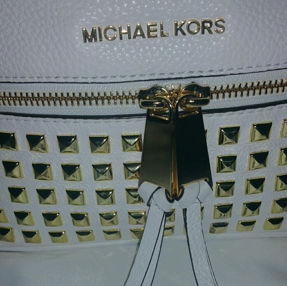 SOLD!! Studded Michael Kors Backpack (Rhea) - Picture 5 of 7