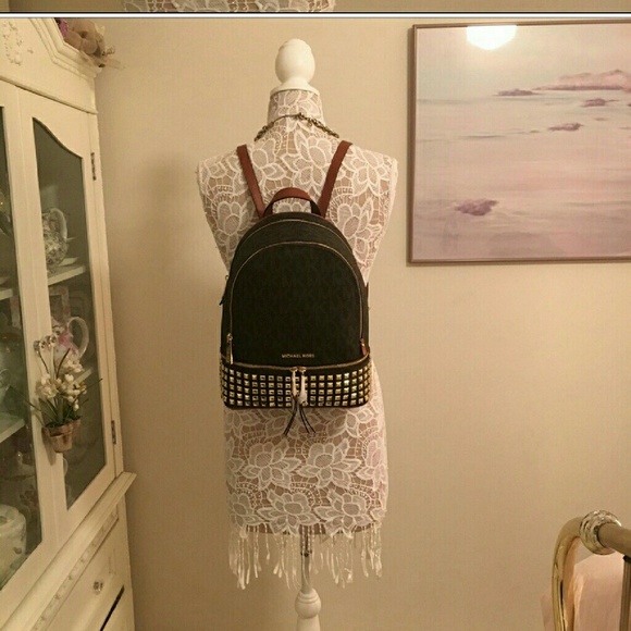 SOLD!! Studded Michael Kors Backpack (Rhea) - Picture 7 of 7
