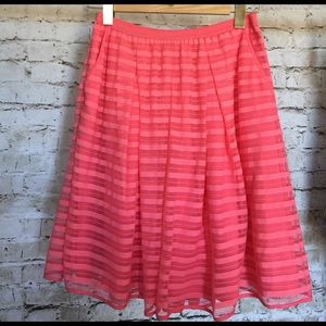 NWT Anthropolgie Maeve pink Skirt Size 6