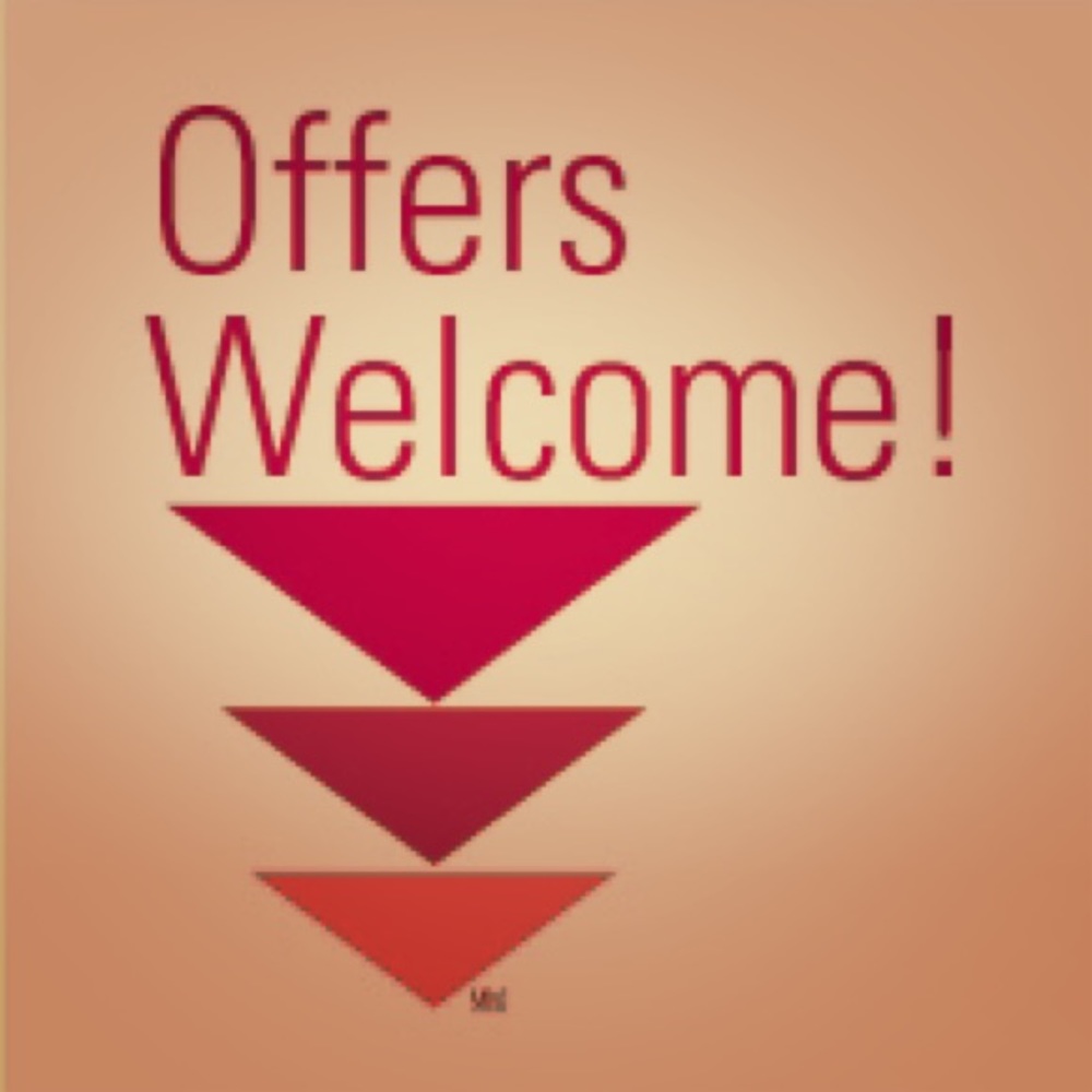 Offers Welcome!