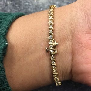 14k Diamond Tennis Bracelet Aprox: 2.65 carats