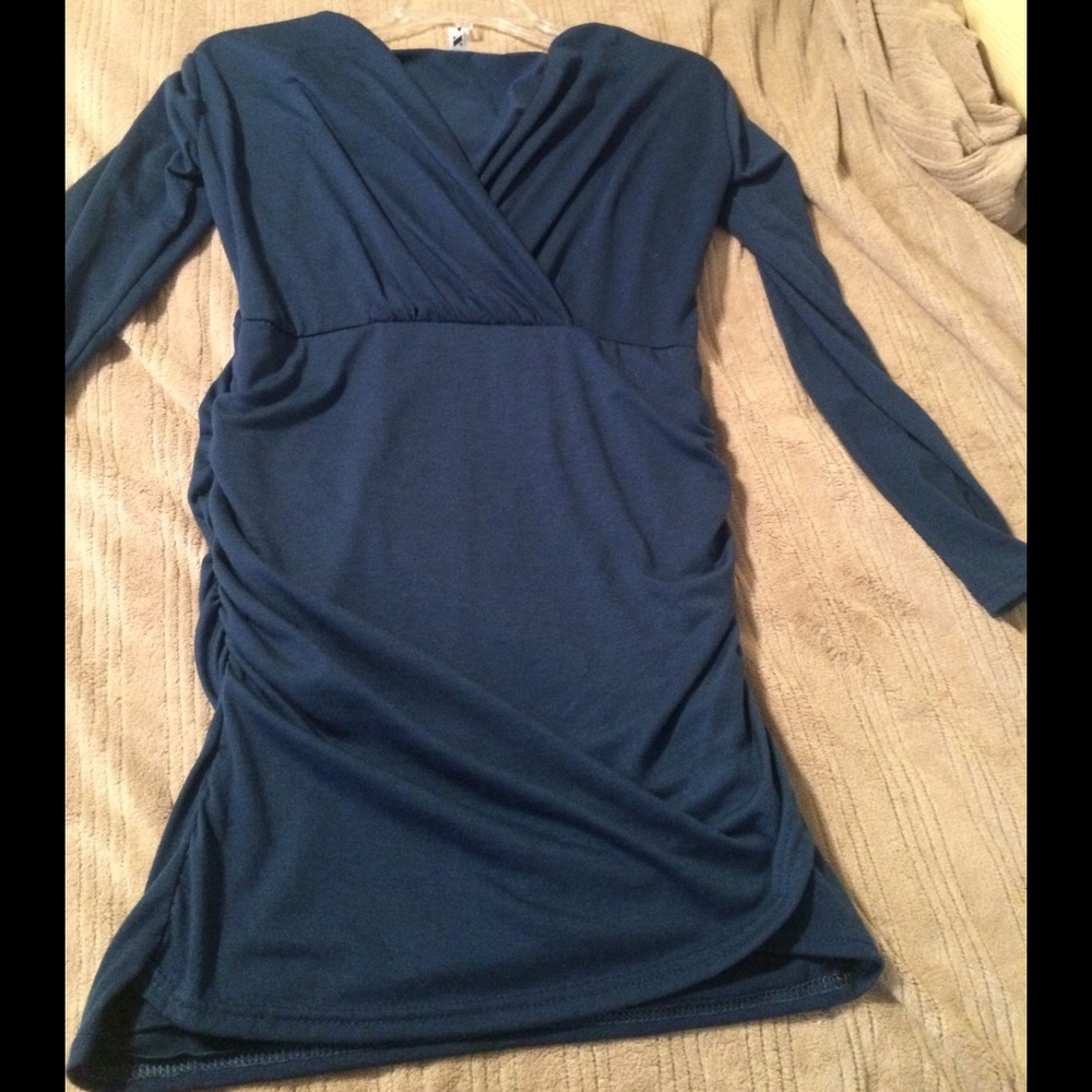 Sexy Short Surplice Dress! New!