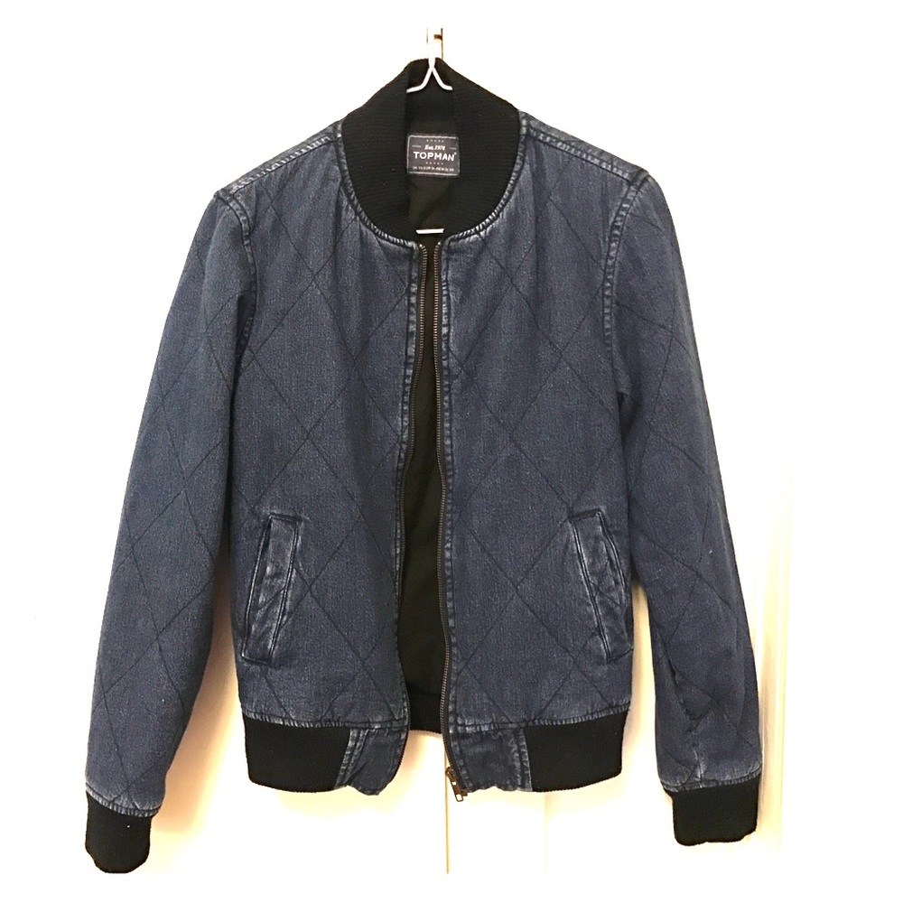 Topman Denim Bomber