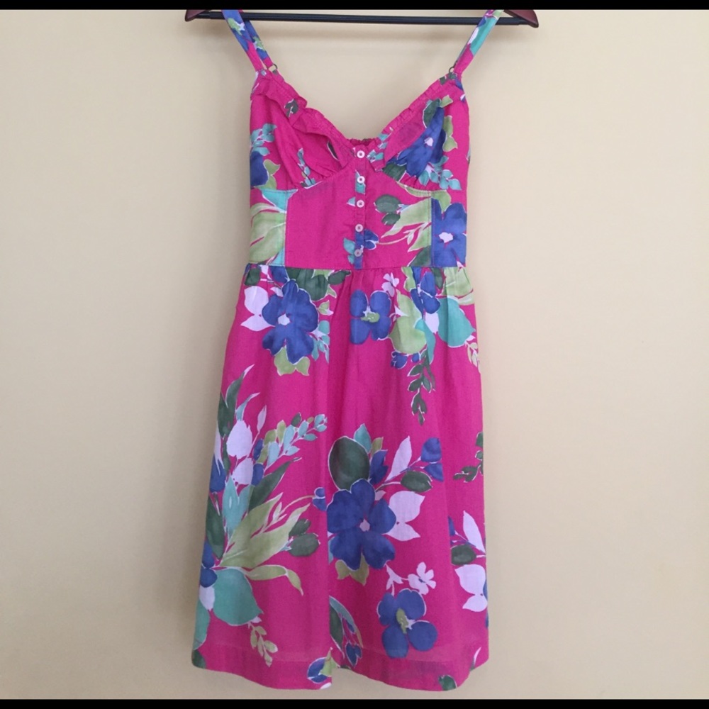 Floral printed beach dress