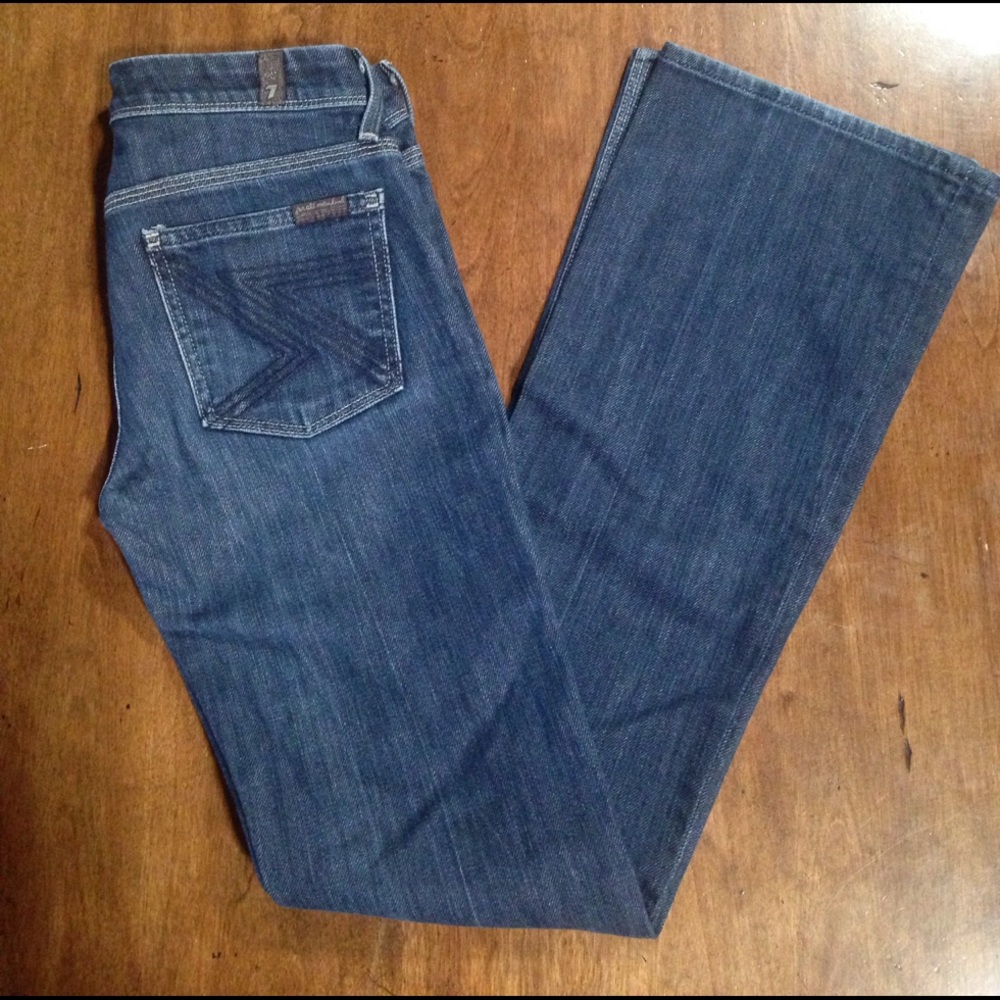 7 For All Mankind Flynt Bootcut Jeans!!! Size: 24