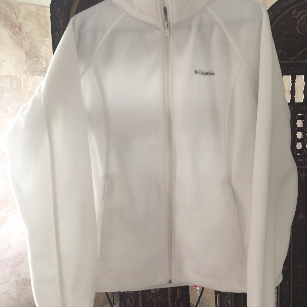 White Fleece jacket