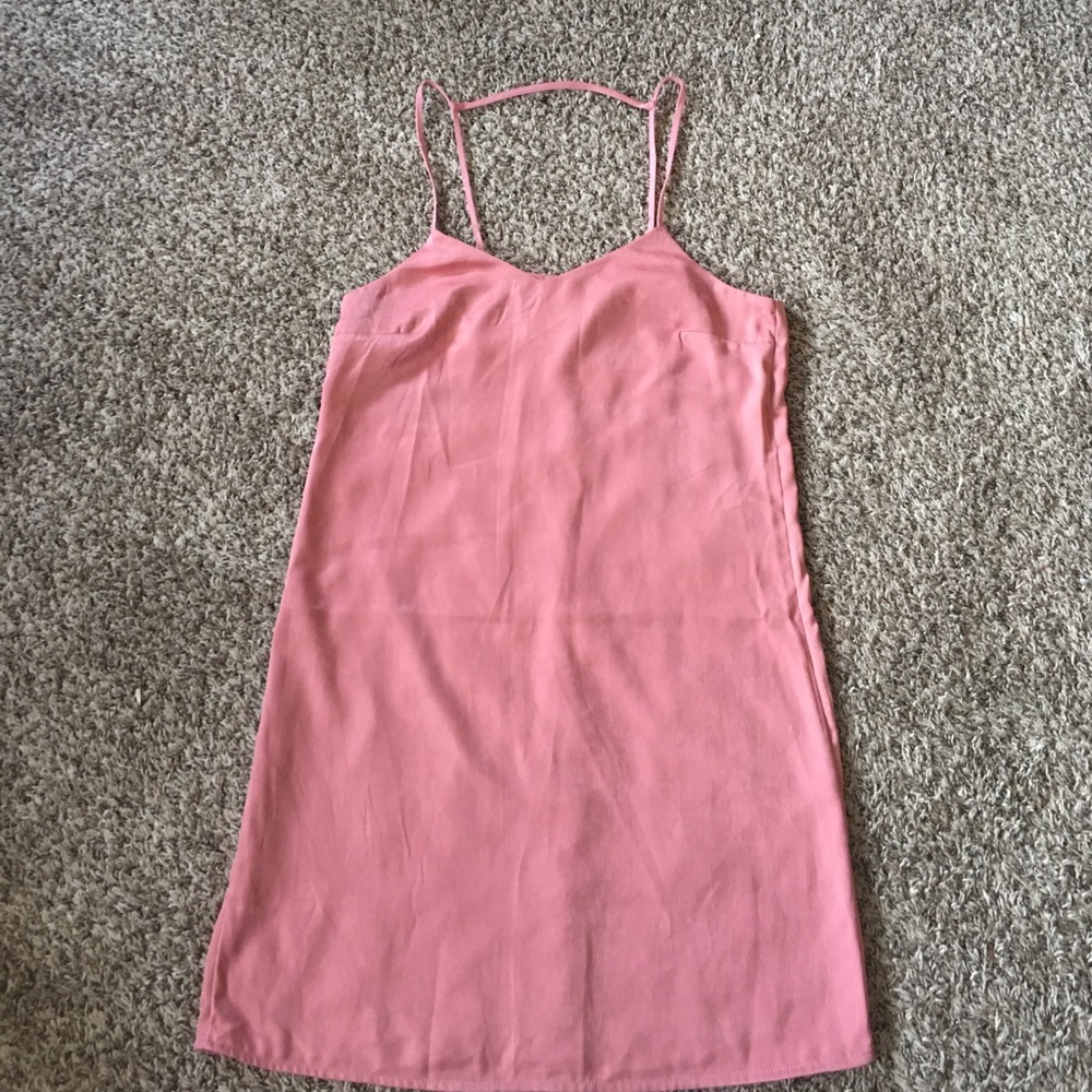 Divided H&M salmon slip dress