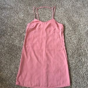 Divided H&M salmon slip dress