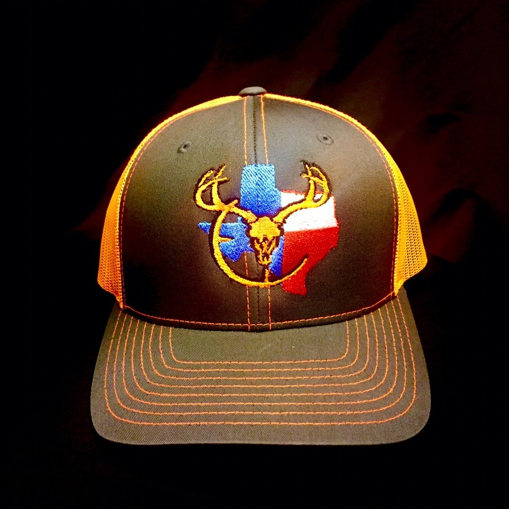 Blood brothers Texas orange cap