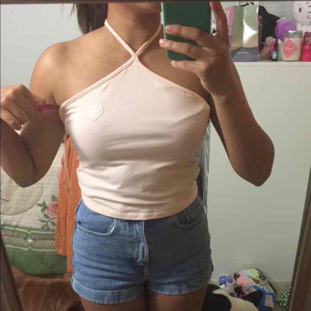 Pink Halter Top
