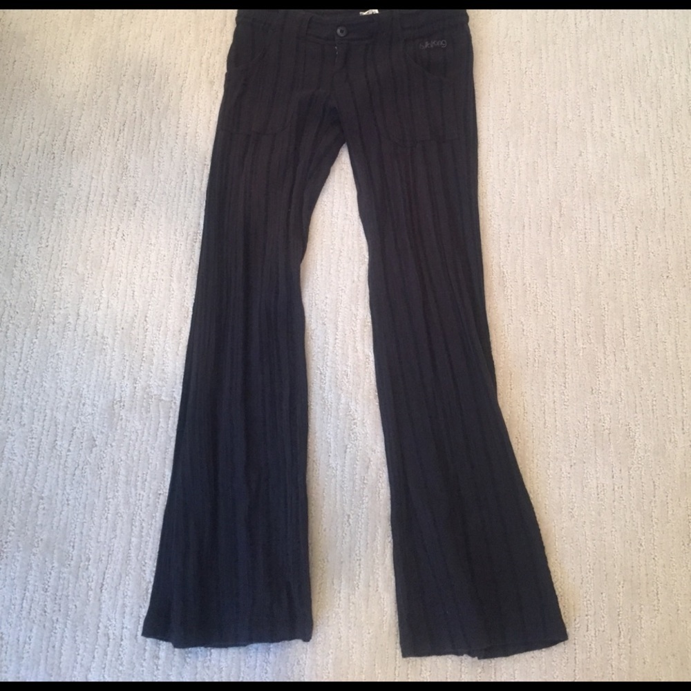 Comfortable black flare pants