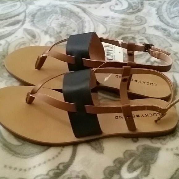 Sz 6 Lucky Brand sandals 1 pair left - Picture 2 of 6