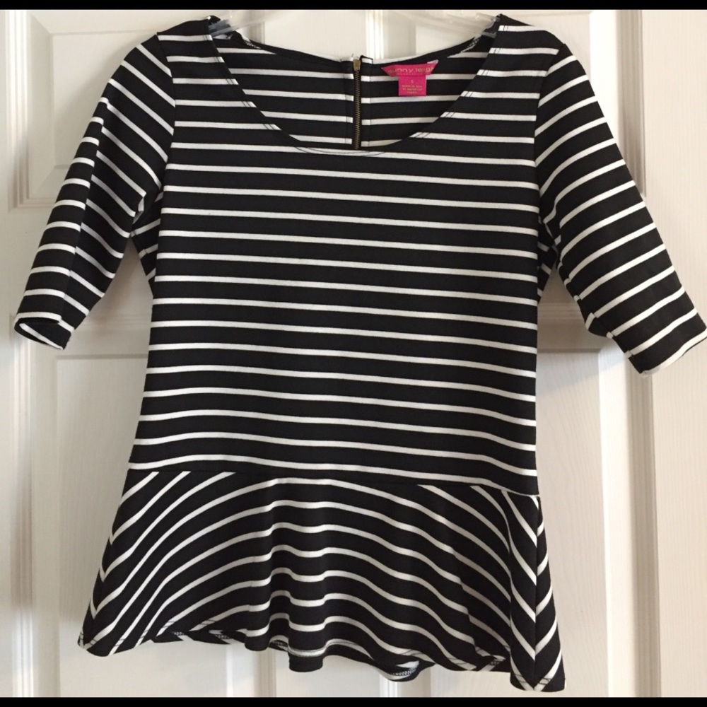 SUNNY LEIGH peplum top